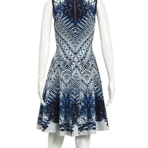 Karen Millen Blue Fit and Flare Mini Dress